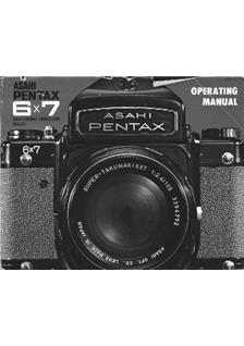 Pentax 6x7 manual. Camera Instructions.